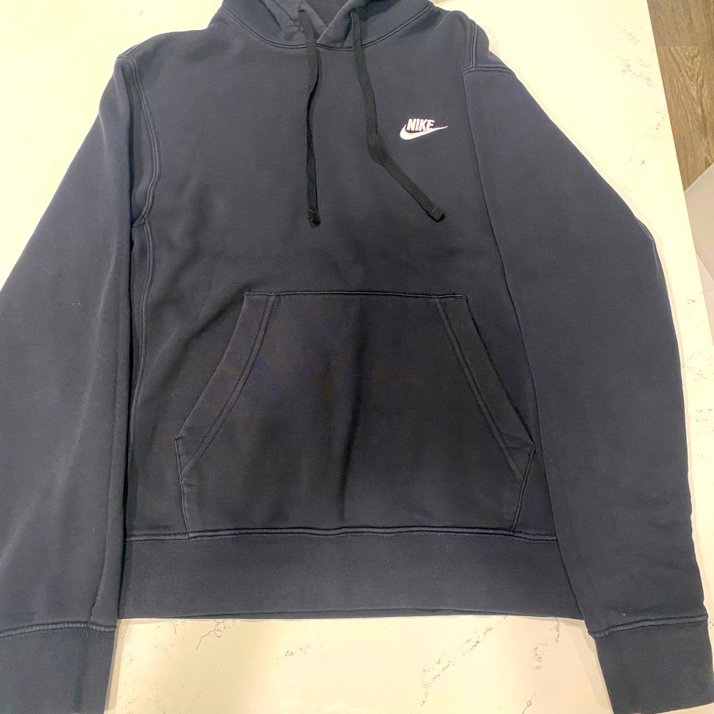 Mens Black Fleece Hoodie